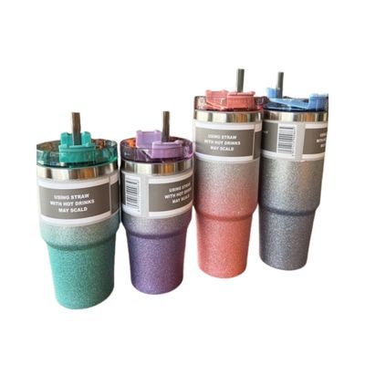 ALL 304 из нержавеющей стали изолированная чашка для ледяных слитков 30OZ 20OZ Двухстенная чашка для автомобиля для вечеринки