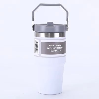 20oz 30oz нержавеющая сталь вакуумный изолированный тумблер с ручкой крышка на заказ логотип идеально