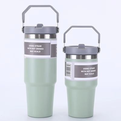 20oz 30oz нержавеющая сталь вакуумный изолированный тумблер с ручкой крышка на заказ логотип идеально
