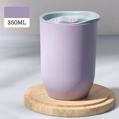 Путешествие Погода 12oz AS Пластиковый красочный виновар с крышками Современный дизайн экологически чистый