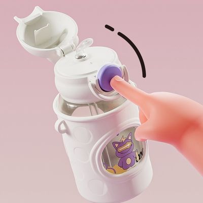 Детская школьная бутылка с мультфильмом и теплоизоляцией