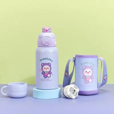 Портативная бутылка с водой с крышкой