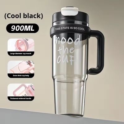 Пластмассовый стакан с водой 900 мл Бес BPA бутылка для девушек спортивные занятия и путешествия