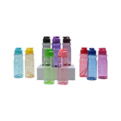 Unisex Sport Custom Logo Без BPA пластиковые бутылки с крышкой для аксессуаров