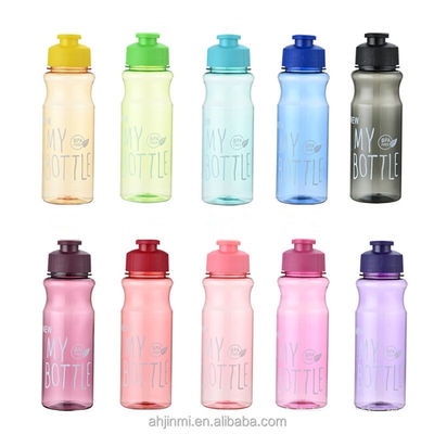 500 мл PET BPA свободные чашки пластиковые бутылки для питьевой воды с ремнем для фитнес-программ