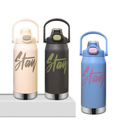 Нержавеющая вакуумная бутылка с водой Custom Logo Sublimation Изолированная бутылка из спортивной стали