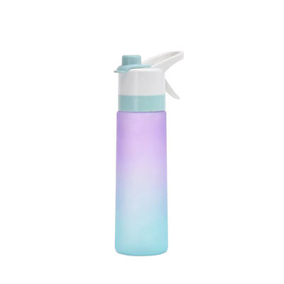 25 унций BPA свободный протекающий спортивный спрей пластиковая бутылка с водой с непрерывным распылением тумана