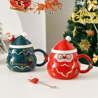 Кофейные кружки Креативный Синий или Красный Красивый Чай Молоко Снежный Кубок для Зимних Праздников