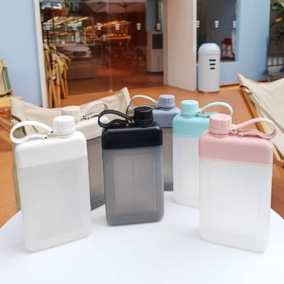 Портативный 450 мл без BPA Custom Pattern Square Juice Sports Bottle с крышкой для детей