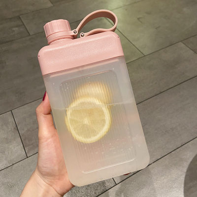 Портативный 450 мл без BPA Custom Pattern Square Juice Sports Bottle с крышкой для детей