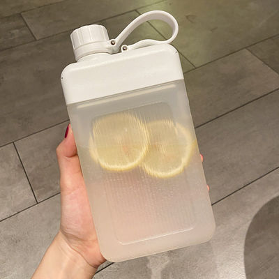 Портативный 450 мл без BPA Custom Pattern Square Juice Sports Bottle с крышкой для детей