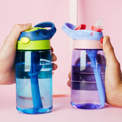 Настраиваемая цветовая детская бутылка с соломой Без BPA Тритан бутылка для воды для детей