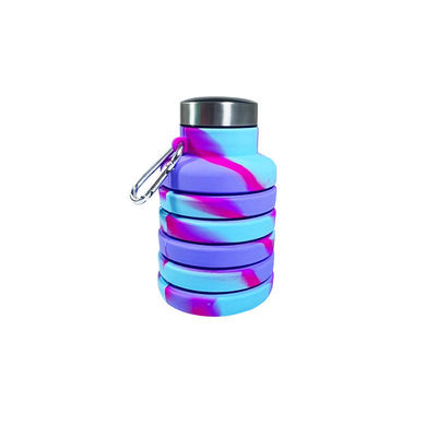 Custom Logo 500 мл Силиконовая бутылка с водой для праздничных занятий спортивной гимнастикой Спортивный BPA бесплатный студенческий кубок