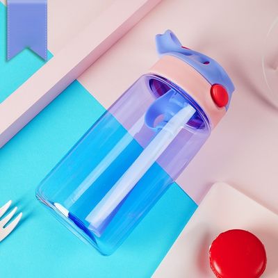 50г Пластиковый напиток для детей Бутылка с соломенной водой Прозрачная бутылка для детей