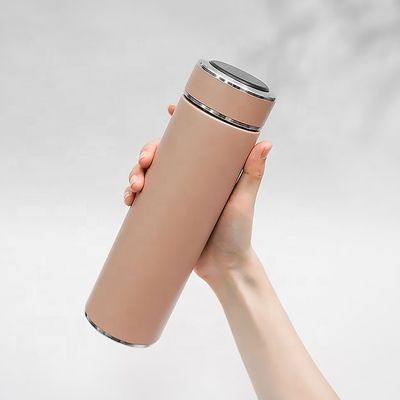 Нержавеющая сталь Интеллектуальный дисплей температуры Бутылка с водой Изолированная бутылка для дома