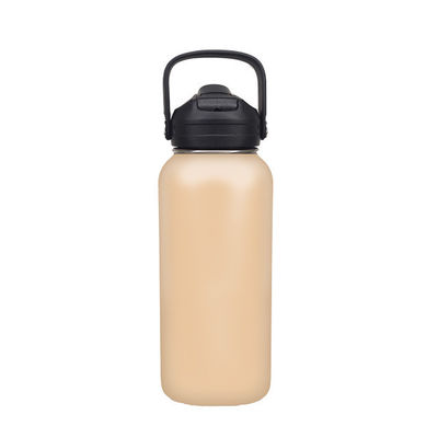 32OZ/40OZ/50OZ Синий Классический персонализированный логотип Ручка портативная спортивная вакуумная стальная бутылка