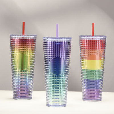 Лагерь 2023 Custom Outdoor Coffee Персонализированный Tumbler Пластиковая бутылка с логотипом