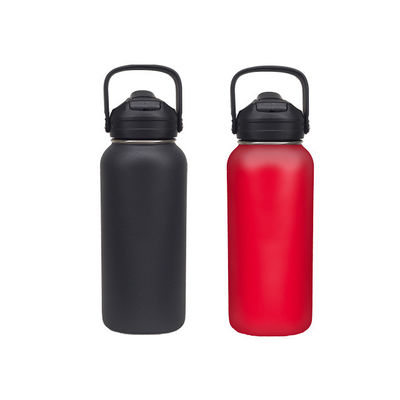 32OZ/40OZ/50OZ Роскошная двухслойная вакуумная бутылка из нержавеющей стали 304 с ручкой