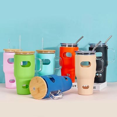 Стиль 40 унций Tumbler с ручкой пользовательский логотип и прямой способ потока питьевой воды