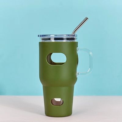 Стиль 40 унций Tumbler с ручкой пользовательский логотип и прямой способ потока питьевой воды