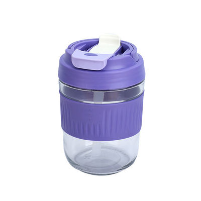 Приемлемая OEM/ODM 400/550ml Противоразливная двойная чашка для питья с силиконовым рукава