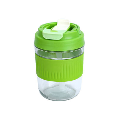 Приемлемая OEM/ODM 400/550ml Противоразливная двойная чашка для питья с силиконовым рукава