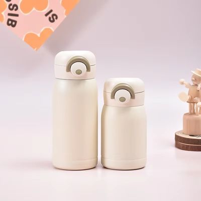 200ML/350ML Розовый логотип цветной термосовки из нержавеющей стали для детей