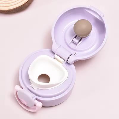200ML/350ML Розовый логотип цветной термосовки из нержавеющей стали для детей
