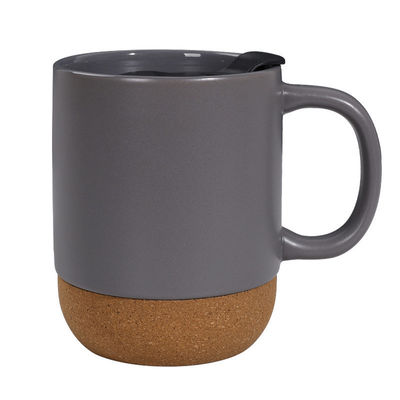 Приемлемый персонализированный логотип 15oz матовый керамический горячий шоколадный маркировка кофейная чашка с крышкой