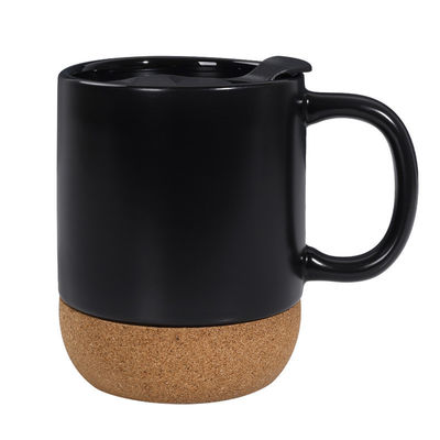 Приемлемый персонализированный логотип 15oz матовый керамический горячий шоколадный маркировка кофейная чашка с крышкой