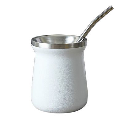 Мужская офисная кружка с соломой Custom Logo Cup Drop Resistant Stainless Steel Водяная бутылка 12 унций вместимость