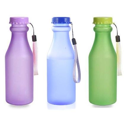 Настраиваемый цвет 550 мл Вместимость свободные от BPA запечатанные портативные бутылки с водой для студентов