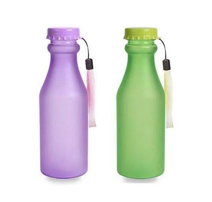 Настраиваемый цвет 550 мл Вместимость свободные от BPA запечатанные портативные бутылки с водой для студентов