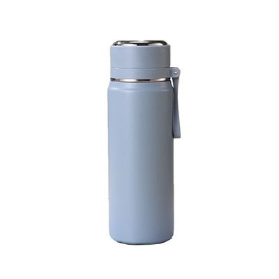 Современный дизайн на заказ без BPA вакуумная двуствольная спортивная бутылка с ручкой