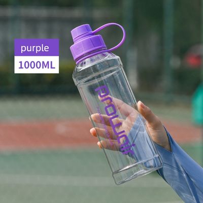 Бутылка для спортивных занятий на открытом воздухе 1000 мл Большая емкость БПА свободная теплостойкая бутылка для питья