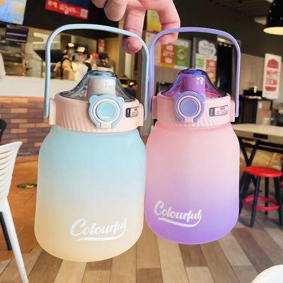 1100ml/1300ml Проницаемая бутылка для творческих напитков для спорта на открытом воздухе / кемпинга