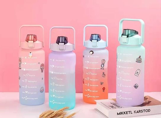 Спортивная бутылка с пластиковой водой на открытом воздухе 2L с линией емкости и антикоррозионным покрытием