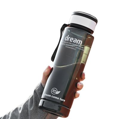 OEM 1L экологически чистый маркер времени BPA Free Gym Sport PET Пластиковая бутылка с логотипом