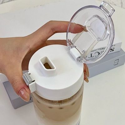Термостойкая пластиковая бутылка PC Flip Top Стильная бутылка для воды с съемным сито