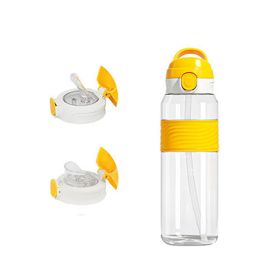 NP1080SA1 Custom Logo Printed Kids Kawaii Sublimation Bpa Free Чистые спортивные бутылки с соломой