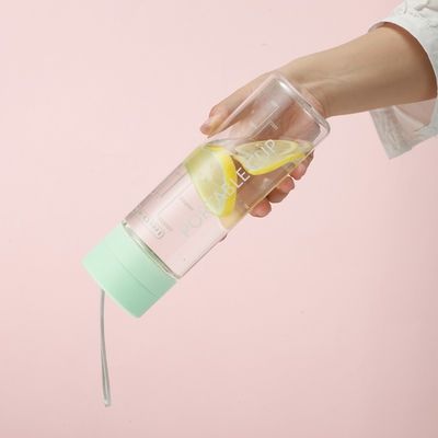 LID и маркер времени BPA бесплатная спортивная мотивационная бутылка с водой для активных занятий на открытом воздухе
