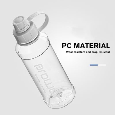 Унисексная бутылка с прозрачной пластиковой водой без BPA, подходящая для кипения воды