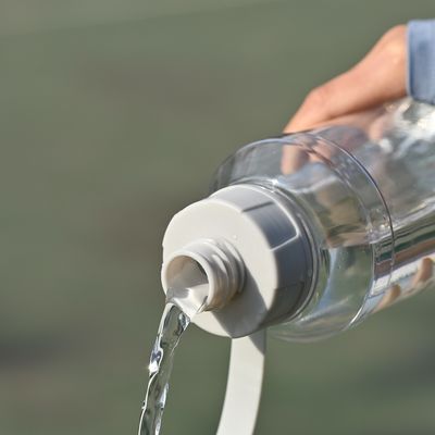 Унисексная бутылка с прозрачной пластиковой водой без BPA, подходящая для кипения воды