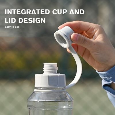 Унисексная бутылка с прозрачной пластиковой водой без BPA, подходящая для кипения воды