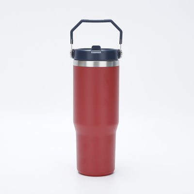 20oz/30oz нержавеющая сталь Tumbler изолированный вакуумный стакан с пропускной способностью Flip и соломинкой