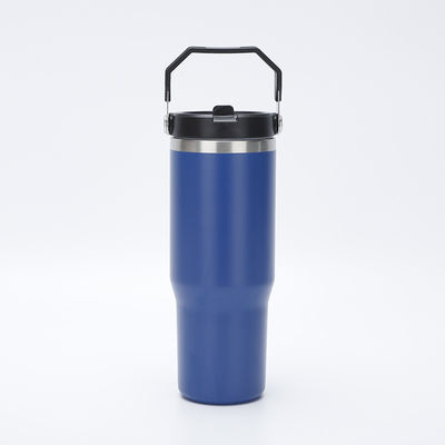 20oz/30oz нержавеющая сталь Tumbler изолированный вакуумный стакан с пропускной способностью Flip и соломинкой