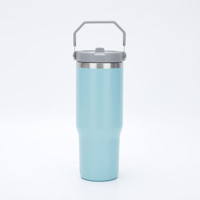 20oz/30oz нержавеющая сталь Tumbler изолированный вакуумный стакан с пропускной способностью Flip и соломинкой
