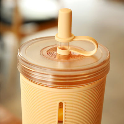 700 мл Чистый сок без BPA Бутылка с питьевой водой Бутылка с соломой и рукавами