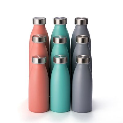 Вакуумные бутылки Термосы Custom Logo 500/750ml Нержавеющая сталь Изолированная бутылка для путешествий