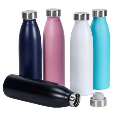 Вакуумные бутылки Термосы Custom Logo 500/750ml Нержавеющая сталь Изолированная бутылка для путешествий